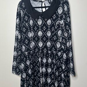 The Nightmare Before Christmas Jack And Sally Cameo Dress Hot Topic Plus 4 US 4X